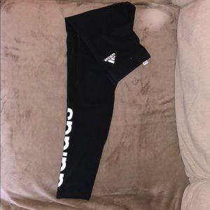 Adidas logo leggings